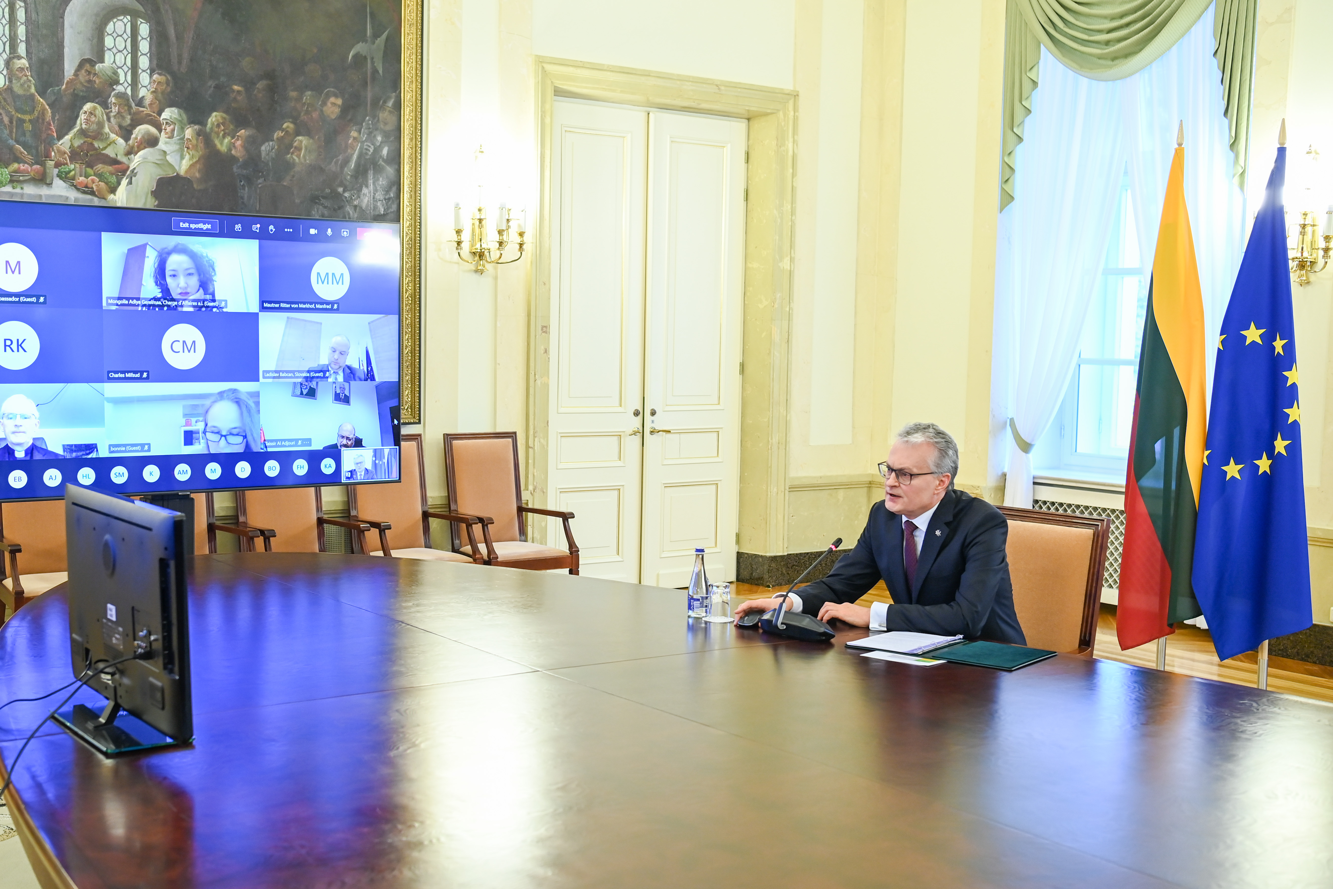 Office of the President of the Republic of Lithuania. Official photo by Robertas Dackus